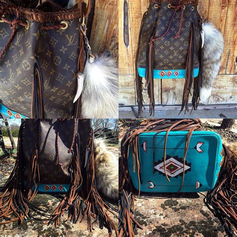 louis vuitton western purse|western louis vuitton fringe bag.